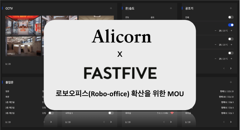 알리콘, 패스트파이브와 업무협약 체결